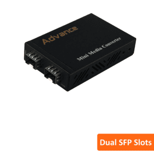 Mini Mode Converter – Dual Gigabit SFP Ports